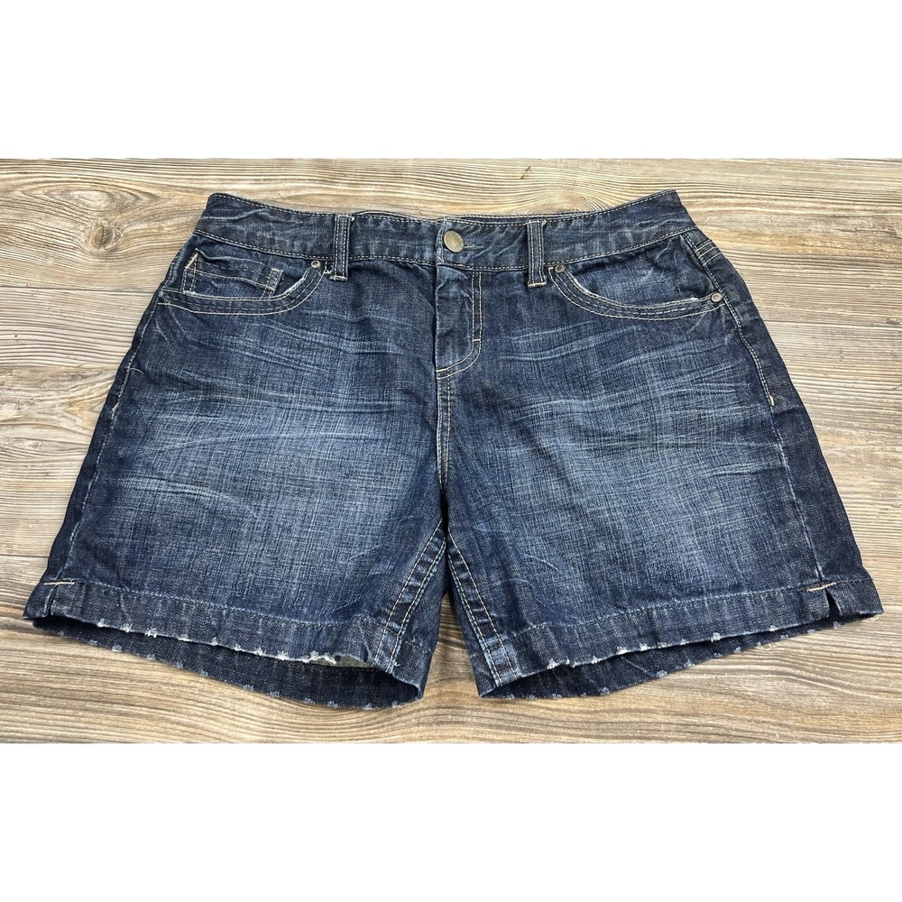 Maurices Taylor Shorts Womens 11/12 (34x5.5) Blue Denim Cotton Casual Summer